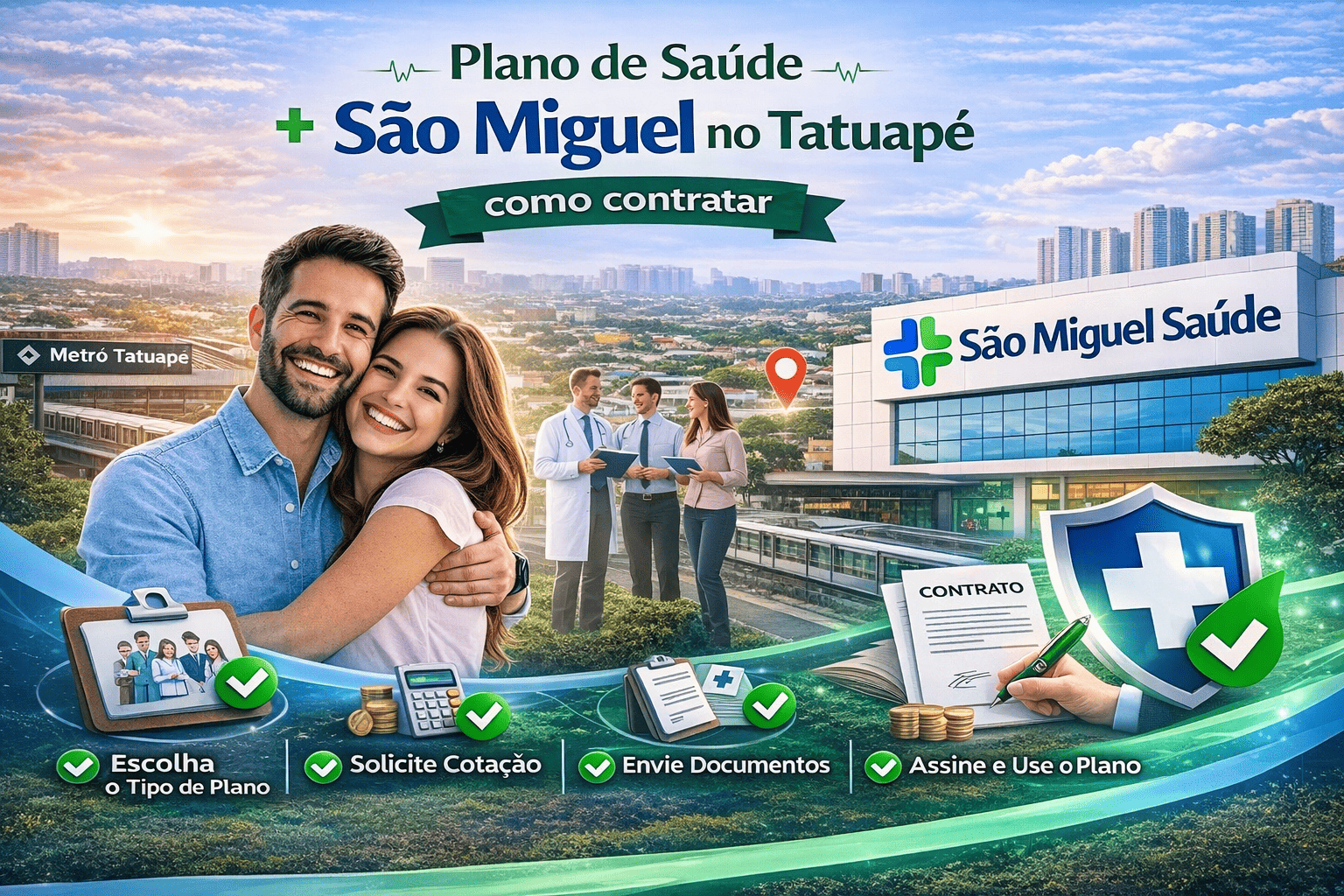 Plano de Saúde São Miguel no Tatuapé como contratar