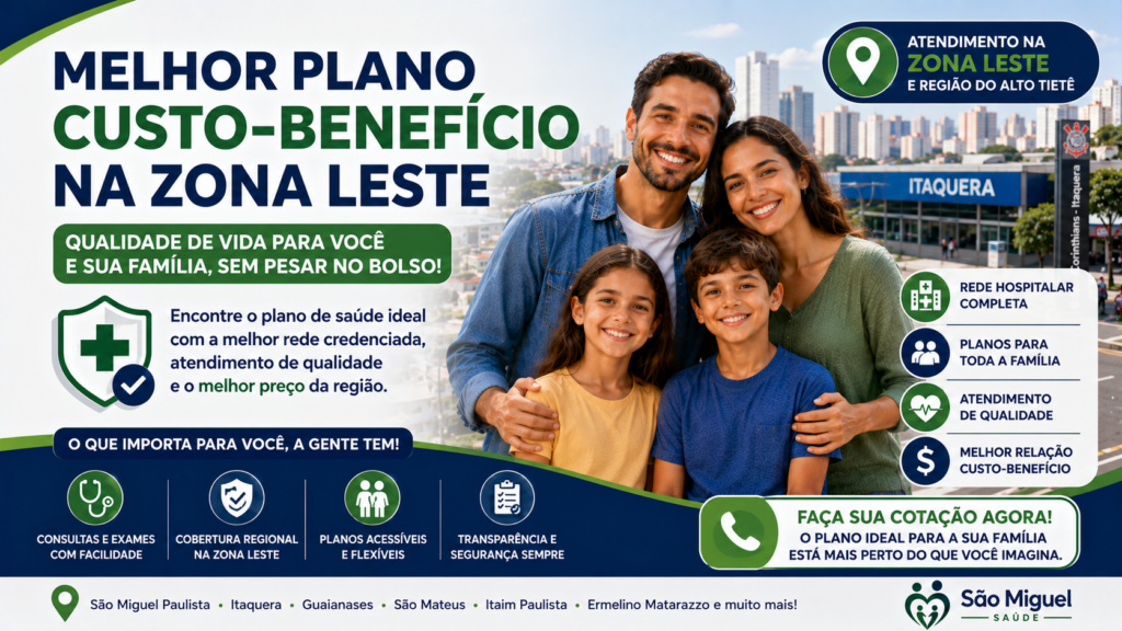Melhor plano custo-benefício na Zona Leste: como escolher