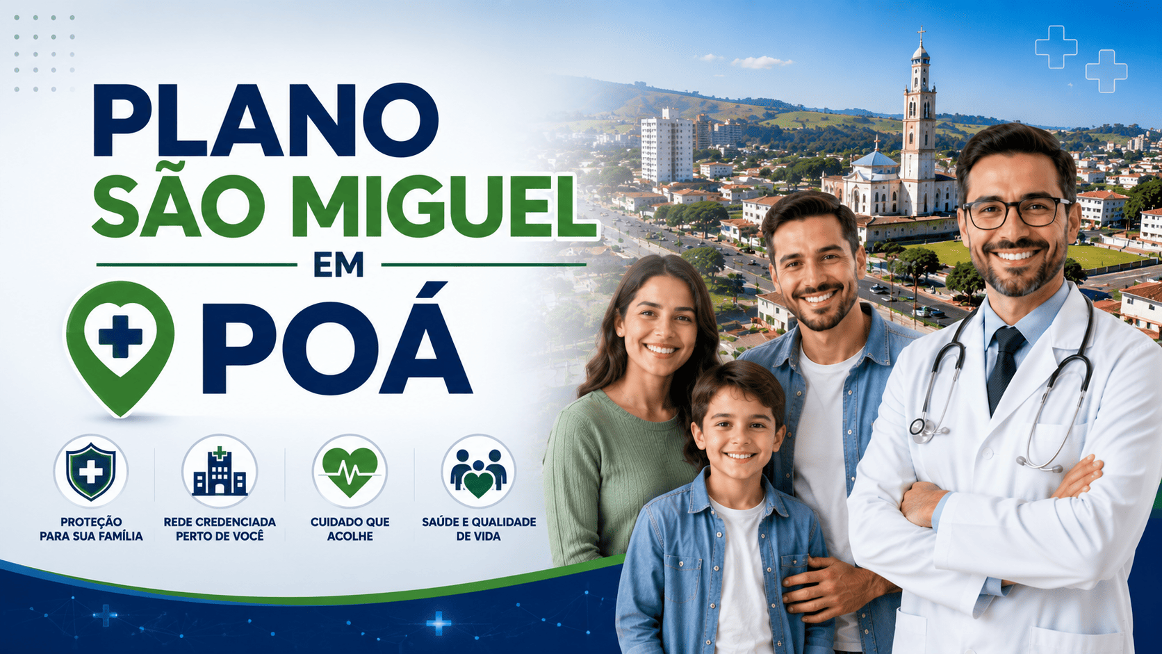 Plano São Miguel em Poá: atendimento regional com qualidade e excelente custo-benefício